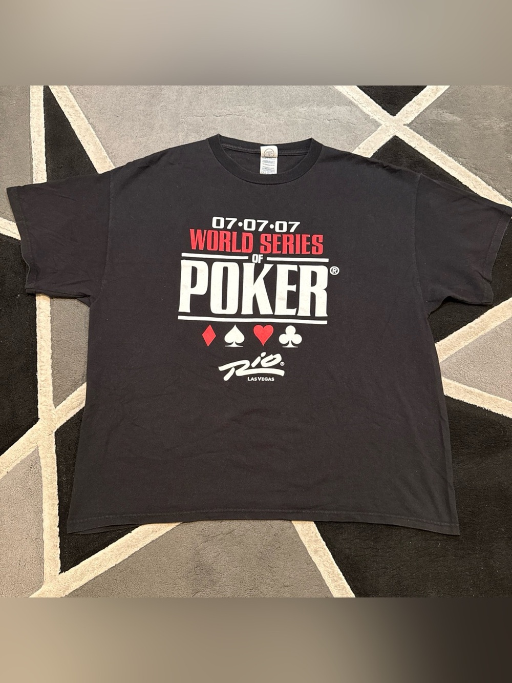 Y2K 2007 World Series of Poker graphic tee